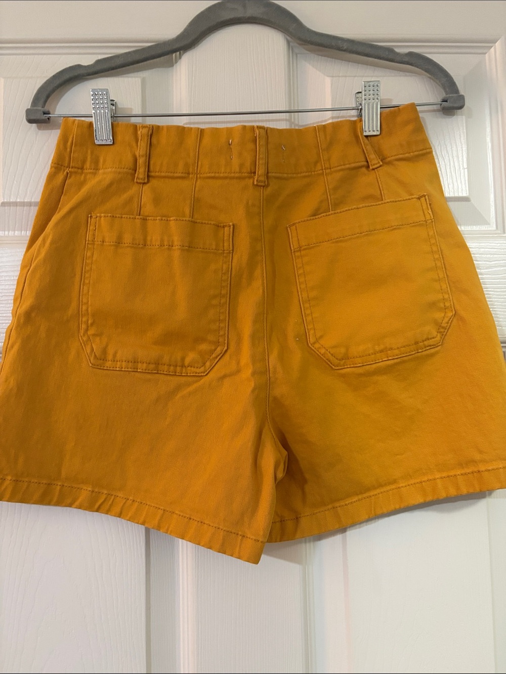 bagatelle Mustard YellowHigh-Waist Shorts Size 8 - Picture 3 of 10